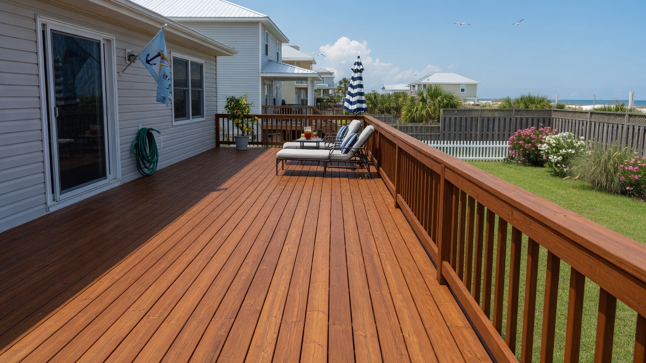 Deck Staining vs Pressure Washing: What Virginia Beach Homeowners Need to Know